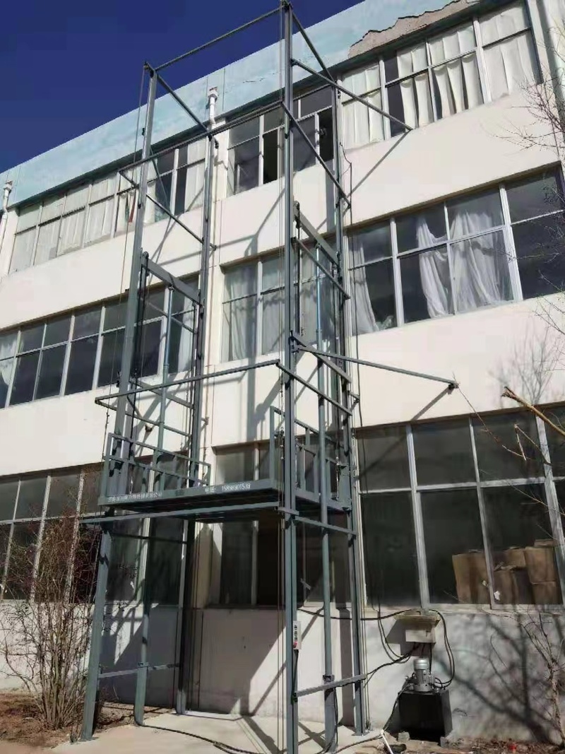 白城室外贴墙货梯